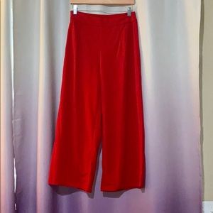 NWOT SHEIN Red Cuffed Pants size SM